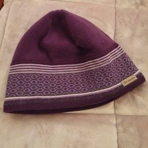 Columbia - purple winter beanie